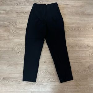 Black Zara Pleated Trousers